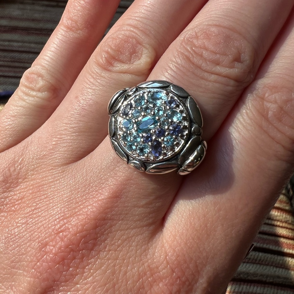 John Hardy Mixed Sapphire Stone Ring